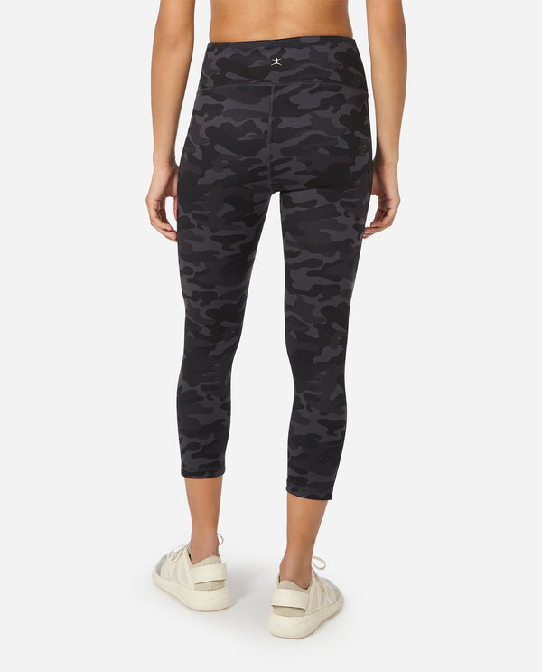 Mid-Rise Camo Cropped Legging - DANSKIN