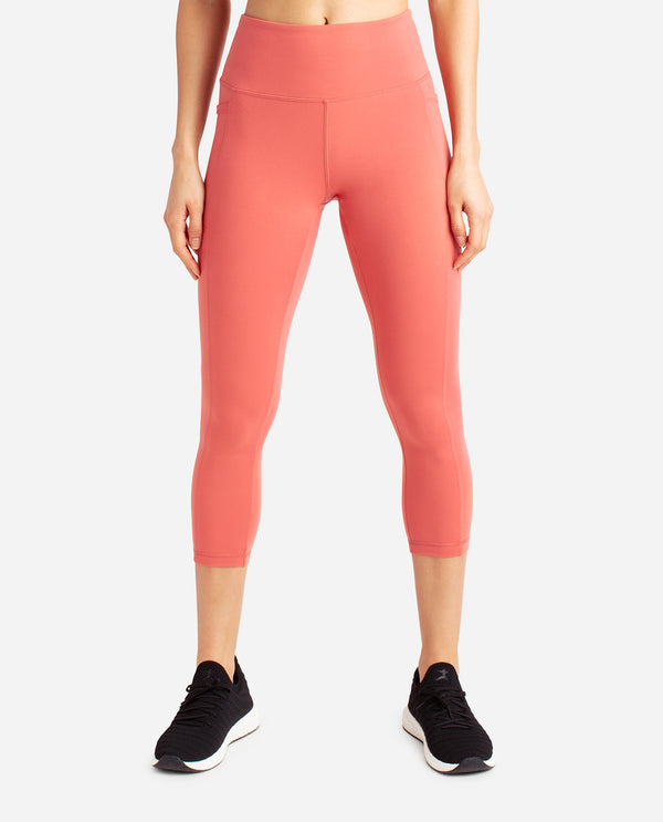 Danskin, Pants & Jumpsuits, New Danskin Reflective Capri Leggings Orange