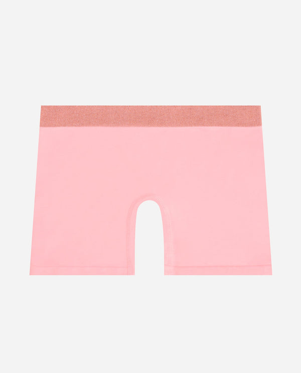 Girls' 3-Pack Seamless Boyshort Underwear with Lurex Logo Band, Underwear