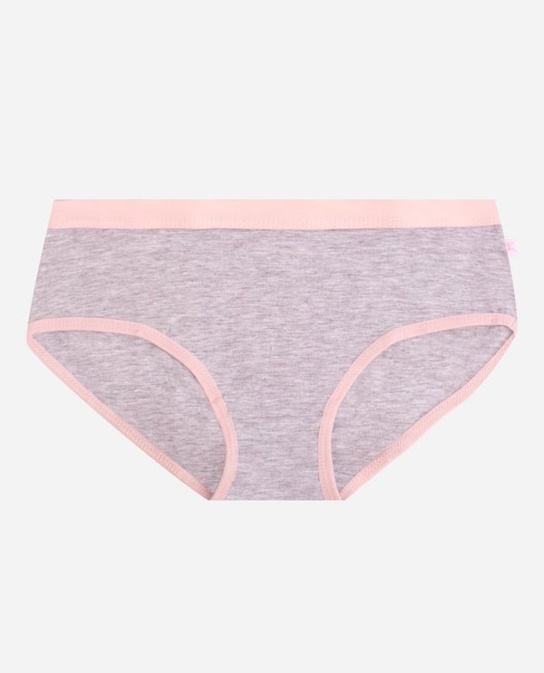 Girls Pack Of 5 Assorted Plain Soft Cotton Hipster Panty Size Available (  80CM - 85CM - 90CM - 95CM 