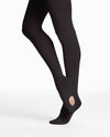 Black 725 Faux Backseam Convertible Tight - view 1