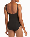 Black Cotton Camisole Leotard