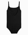 Black Girl's Cotton Camisole Leotard - view 2