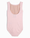 Girl's Cotton High Neck Tank Leotard - view 2