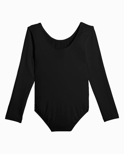 Girl's Classic Long Sleeve Leotard - view 4