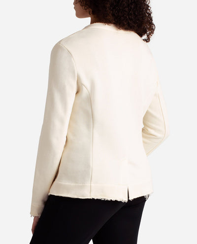 Frayed Edge Open Jacket - view 3