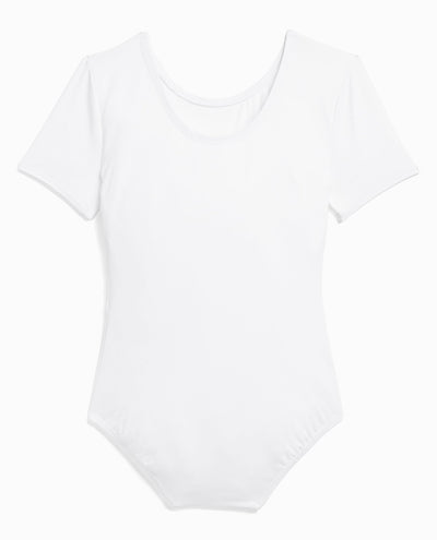 Girl's Nylon Short Sleeve Leotard - view 10