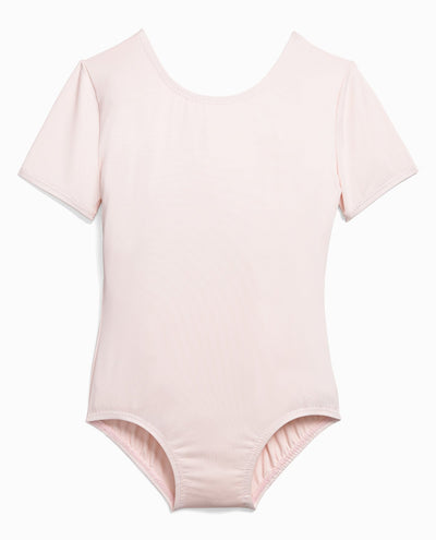 Girl's Nylon Short Sleeve Leotard - view 5