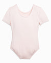 Girl's Nylon Short Sleeve Leotard - view 6