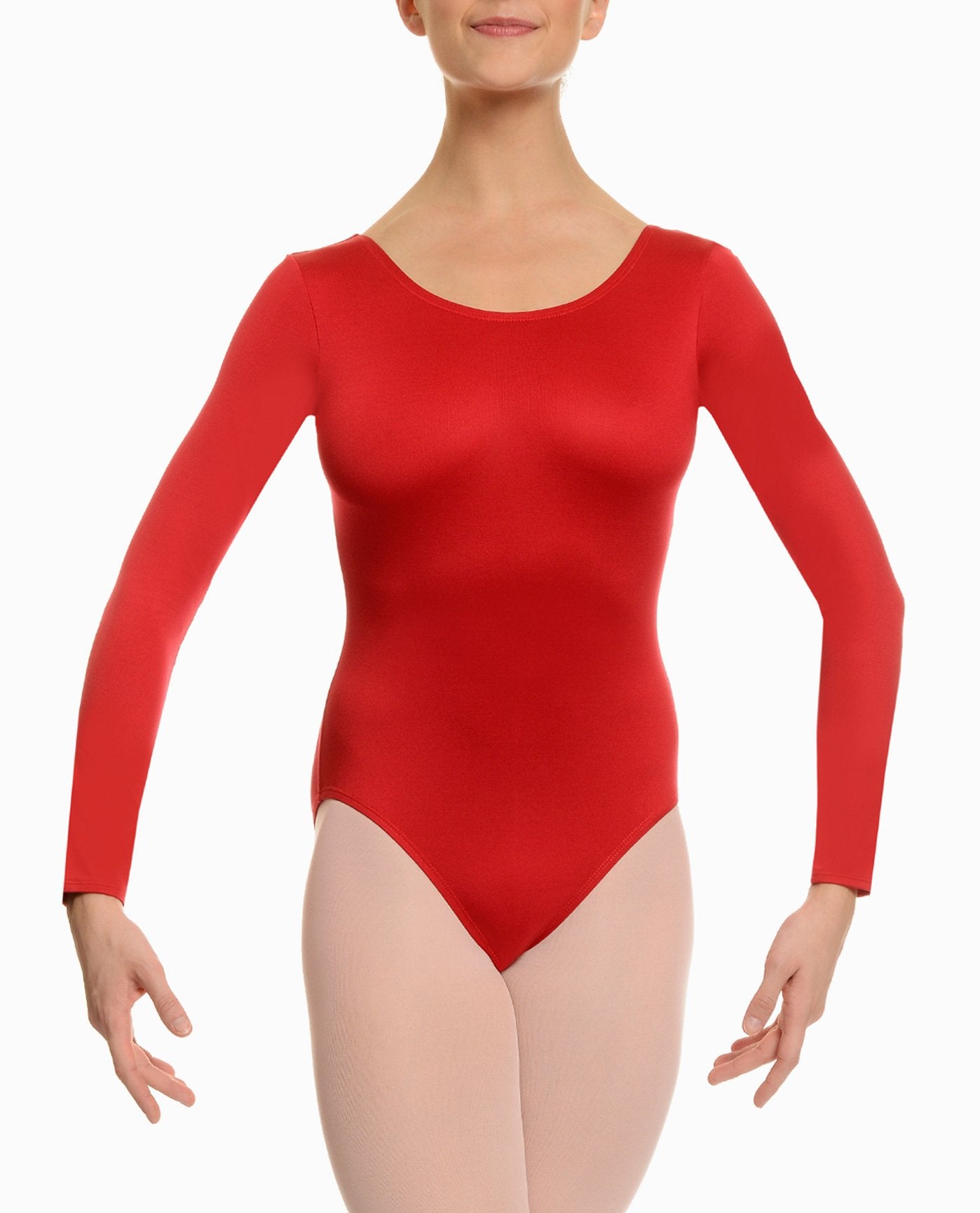 Women s Scoopneck Long Sleeve Leotard Womens Leotards Danskin DANSKIN