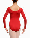 Scoopneck Long Sleeve Leotard