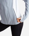 Full-Zip Colorblocked Yoga Jacket