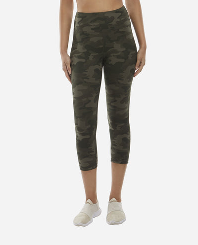 Mid-Rise Camo Cropped Legging - view 1