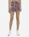 Tie Dye Terry Shorts - Italian Plum Tie Dye