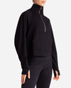 Mixed Rib Half Zip Jacket - view 15