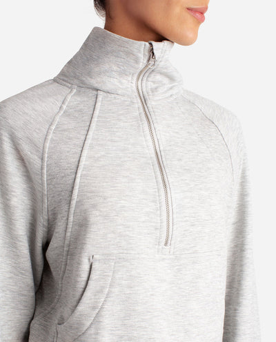 Mixed Rib Half Zip Jacket - view 12