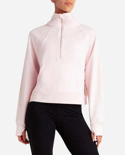 Mixed Rib Half Zip Jacket - view 5