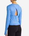 Cutout Cropped Long Sleeve Tee - view 2