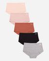 5-Pack Organic Cotton Spandex Boyshort - view 2