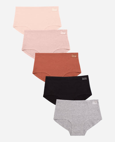 5-Pack Organic Cotton Spandex Boyshort - view 2