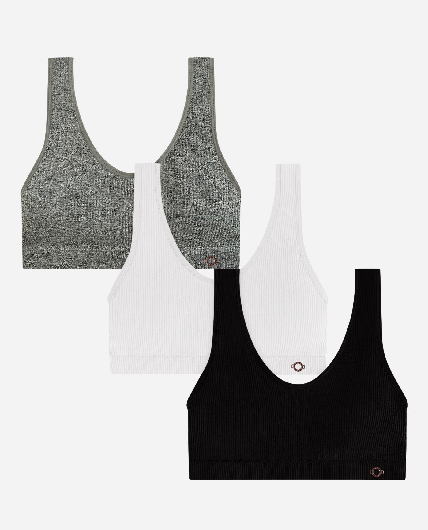 Danskin, Intimates & Sleepwear, Danskin Blackgray Thick Strap Zipfront  Seamless Support Sport Bra Size Xxl