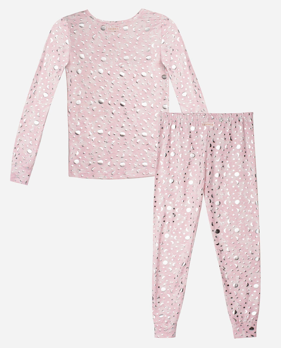 Girls Peached Long Sleeve Sleep Set - view 1