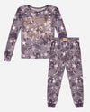 Girls Peached Long Sleeve Sleep Set - view 3