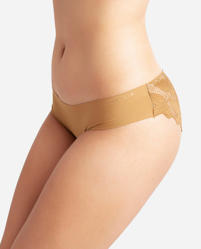 5-Pack Bonded Microfiber Hipster Underwear With Lace Back - view 16