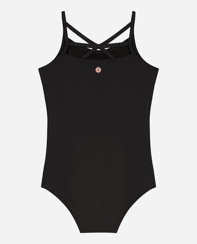 Girls Basic Cami Tank Dance Leotard - view 2