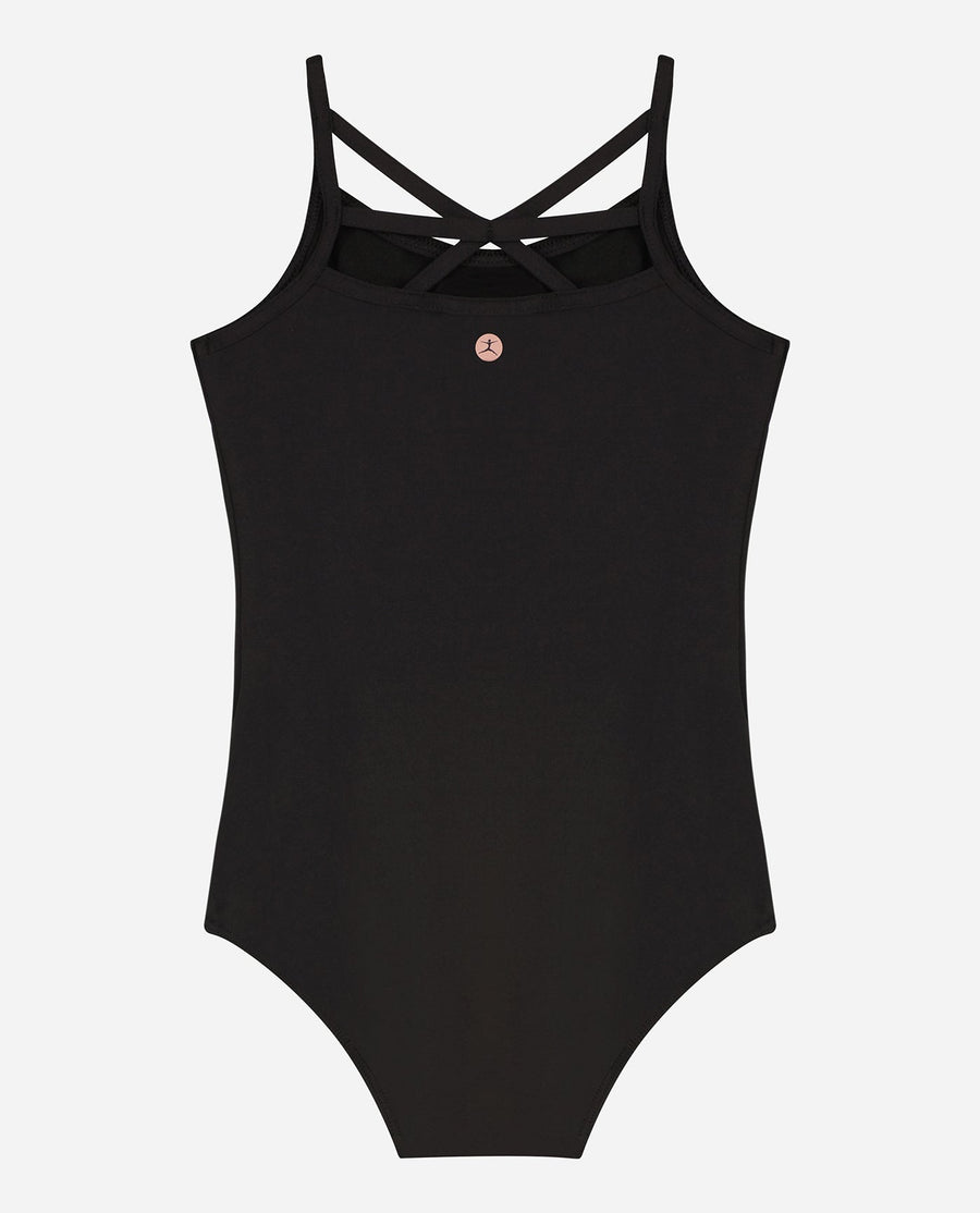 Girls Basic Cami Tank Dance Leotard - view 1