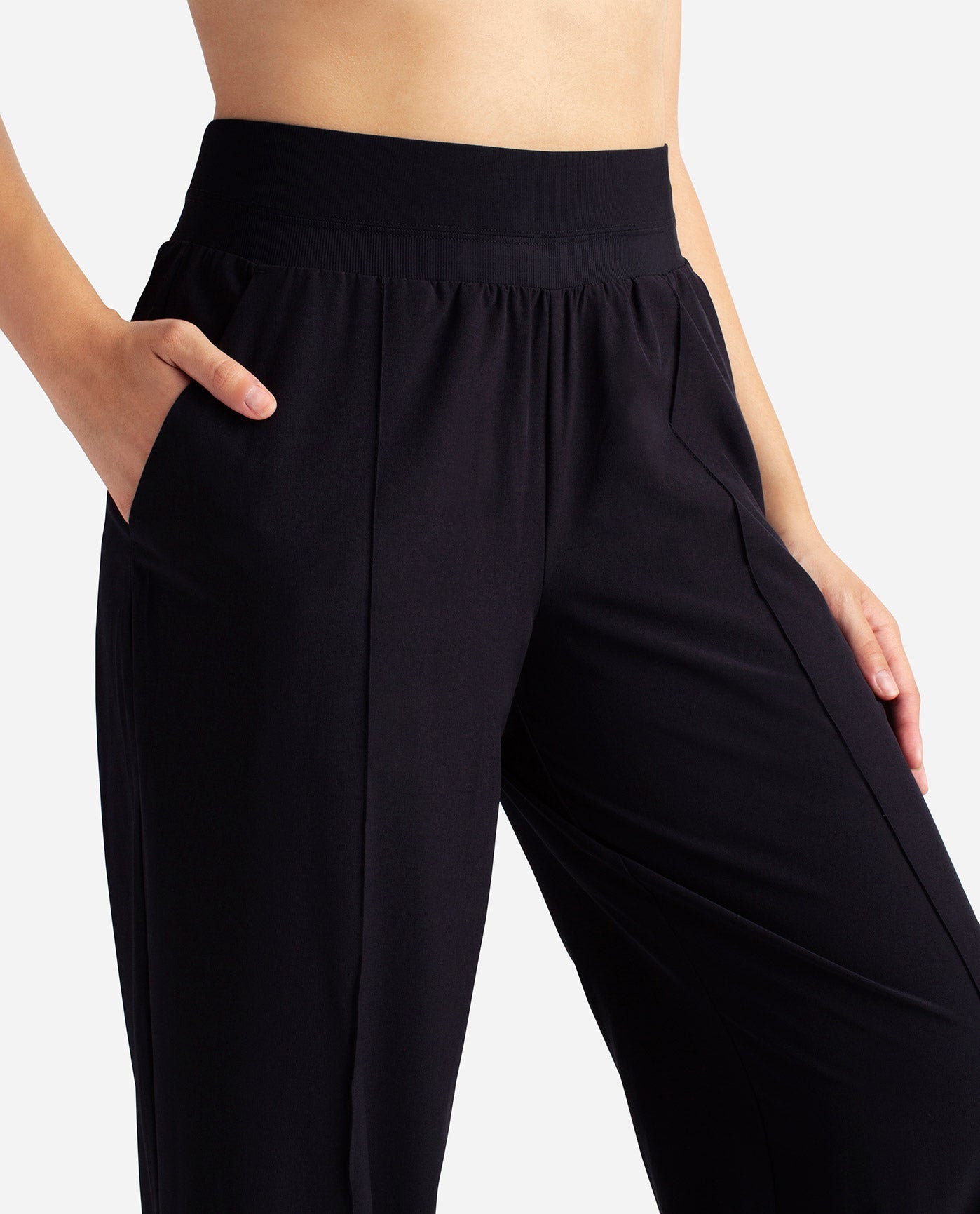 NIMIN Belted Wide Leg Pants for Women Loose Comfy High Waisted