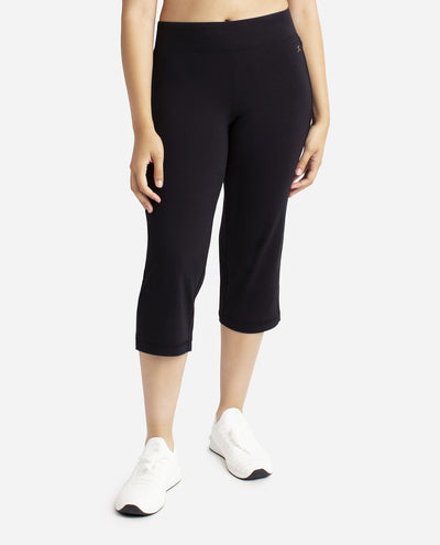 Danskin Women's Sleek Fit Yoga Pant, Black, X-Small 