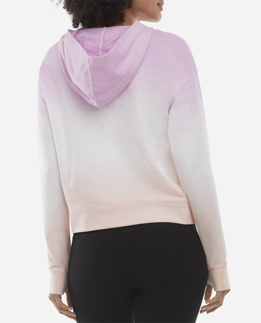 NWT Women’s Danskin Dolman Sleeves, Cropped Pullover Hoodie, Purple Size XL