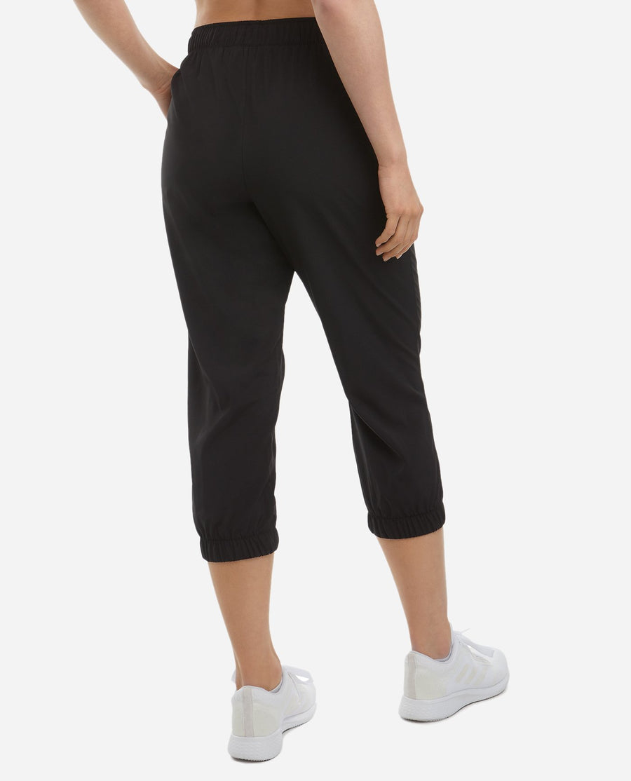Danskin Now Fitted Pants Capris Women's M Athletic Stretch Black Pull-On  Casual
