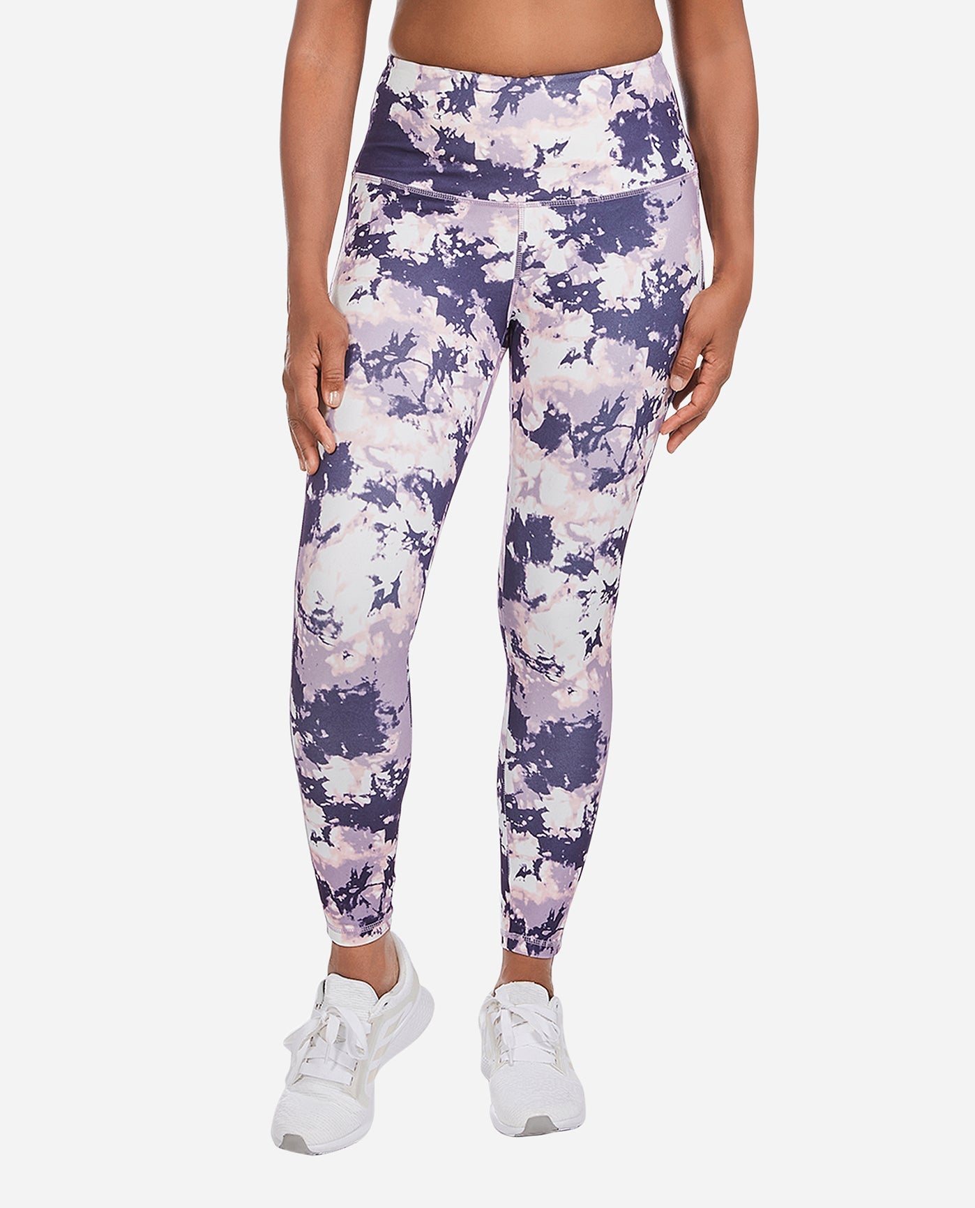 Danskin Ladies' Active Tight with Pockets (Marble Print, Large) 