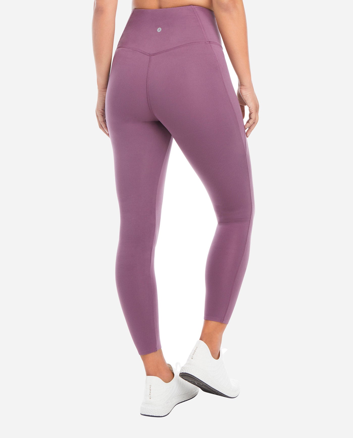 Ankle Length (Double Pocket) Tights - MAUVE PINK