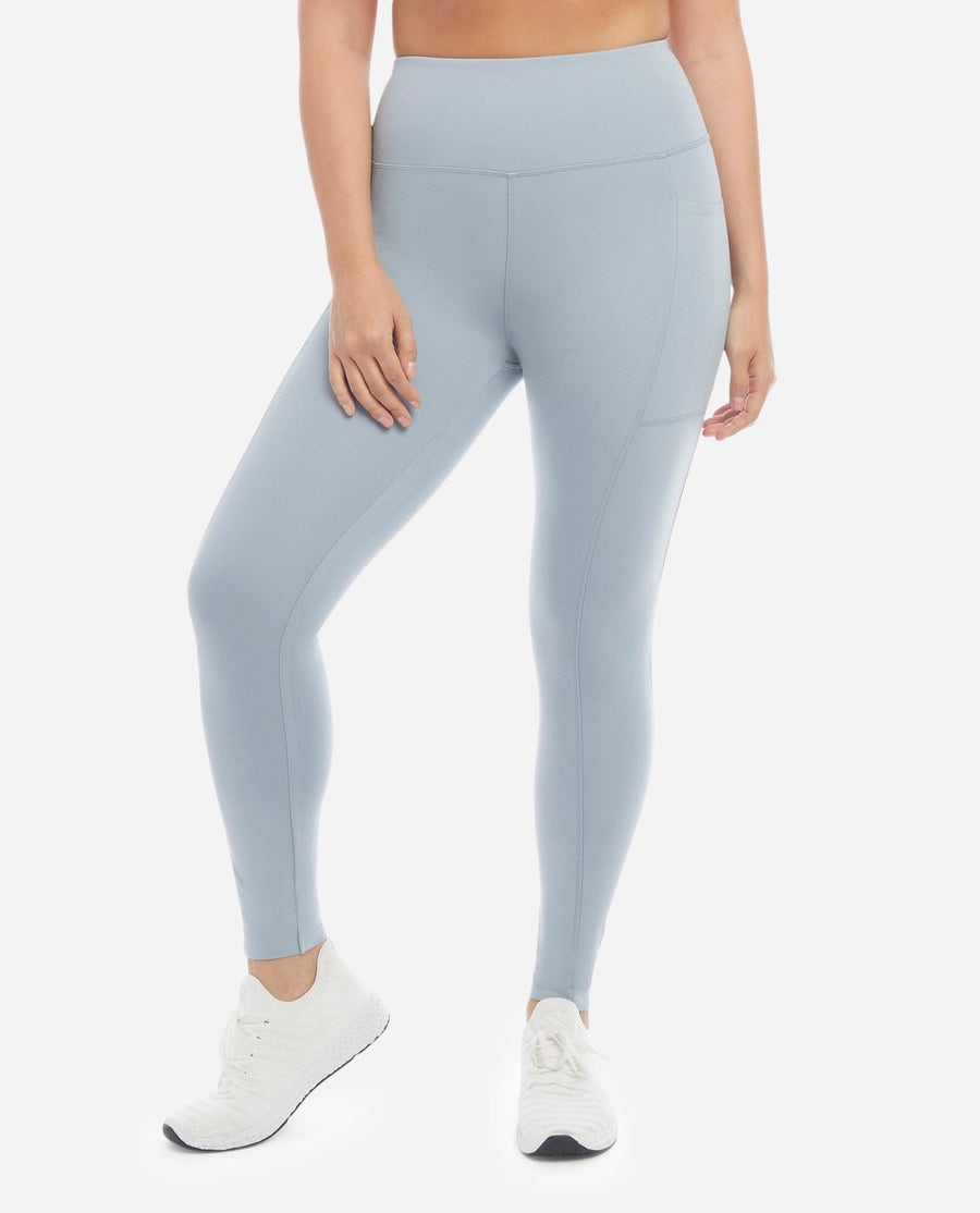Buy Danskin women 25 inch inseam solid 7 8 leggings teal blue Online