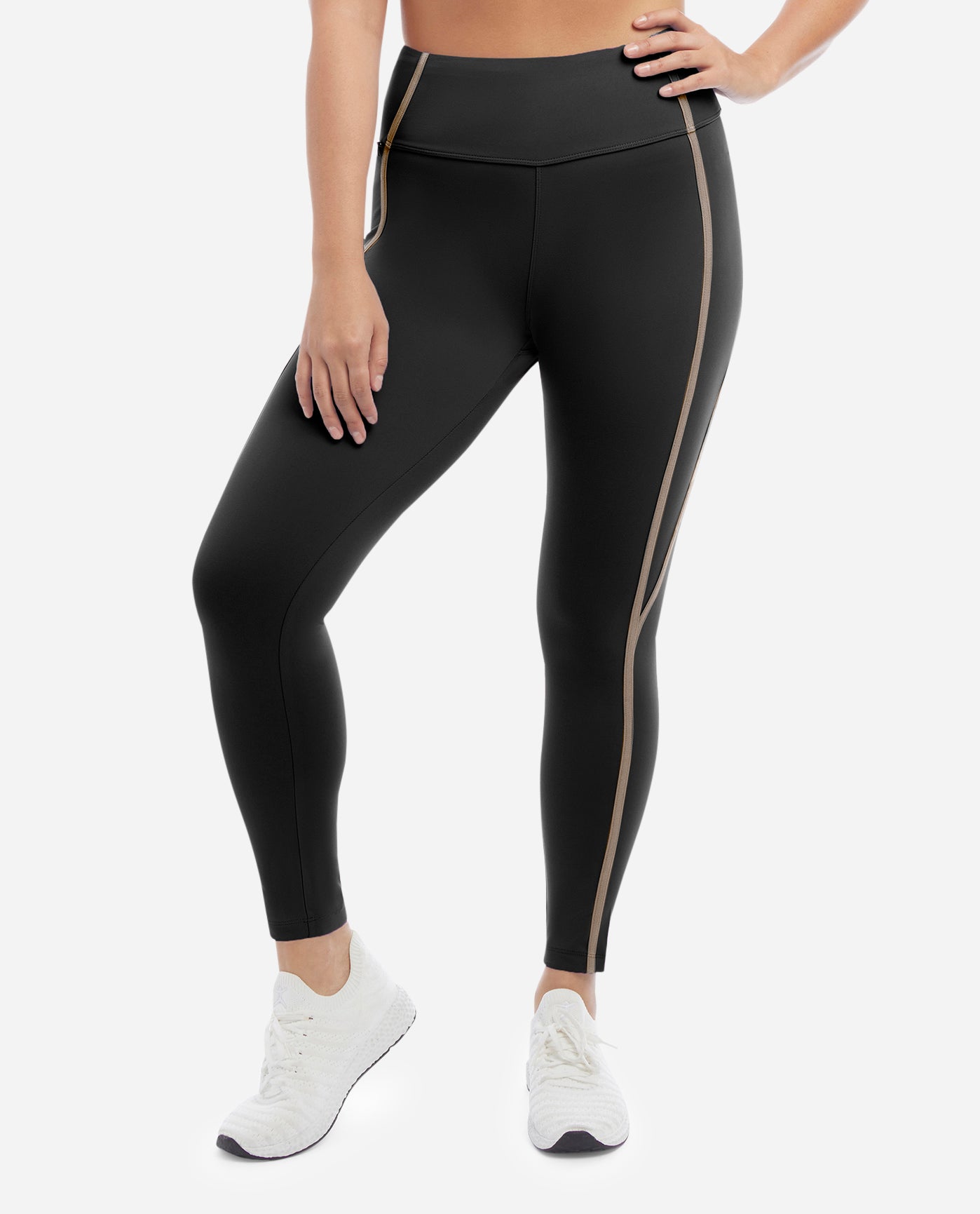 Danskin Ladies' Active Tight with Pockets (Black, Large) 