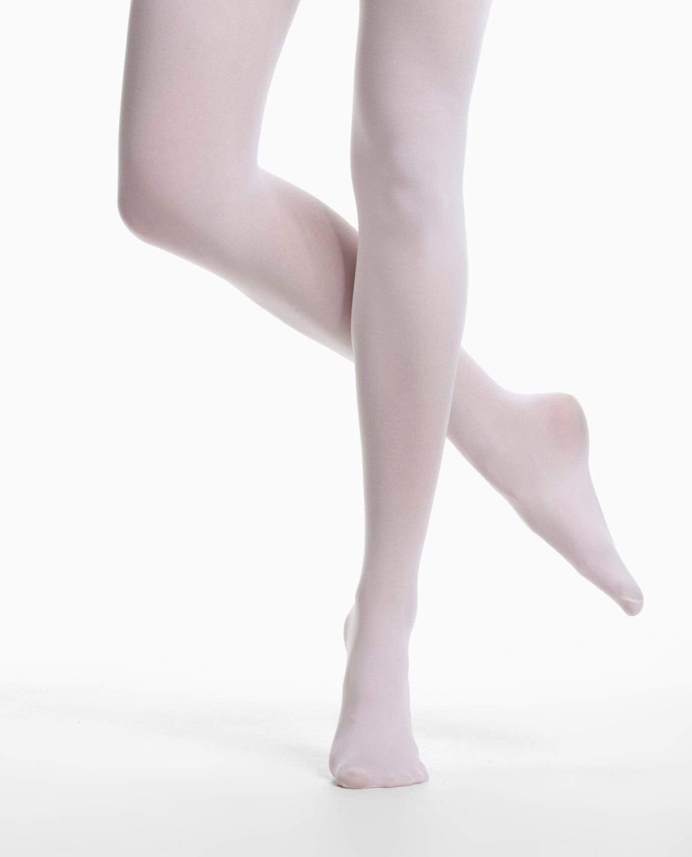 Danskin Meia-calça feminina brilhante com pés, Preto, A