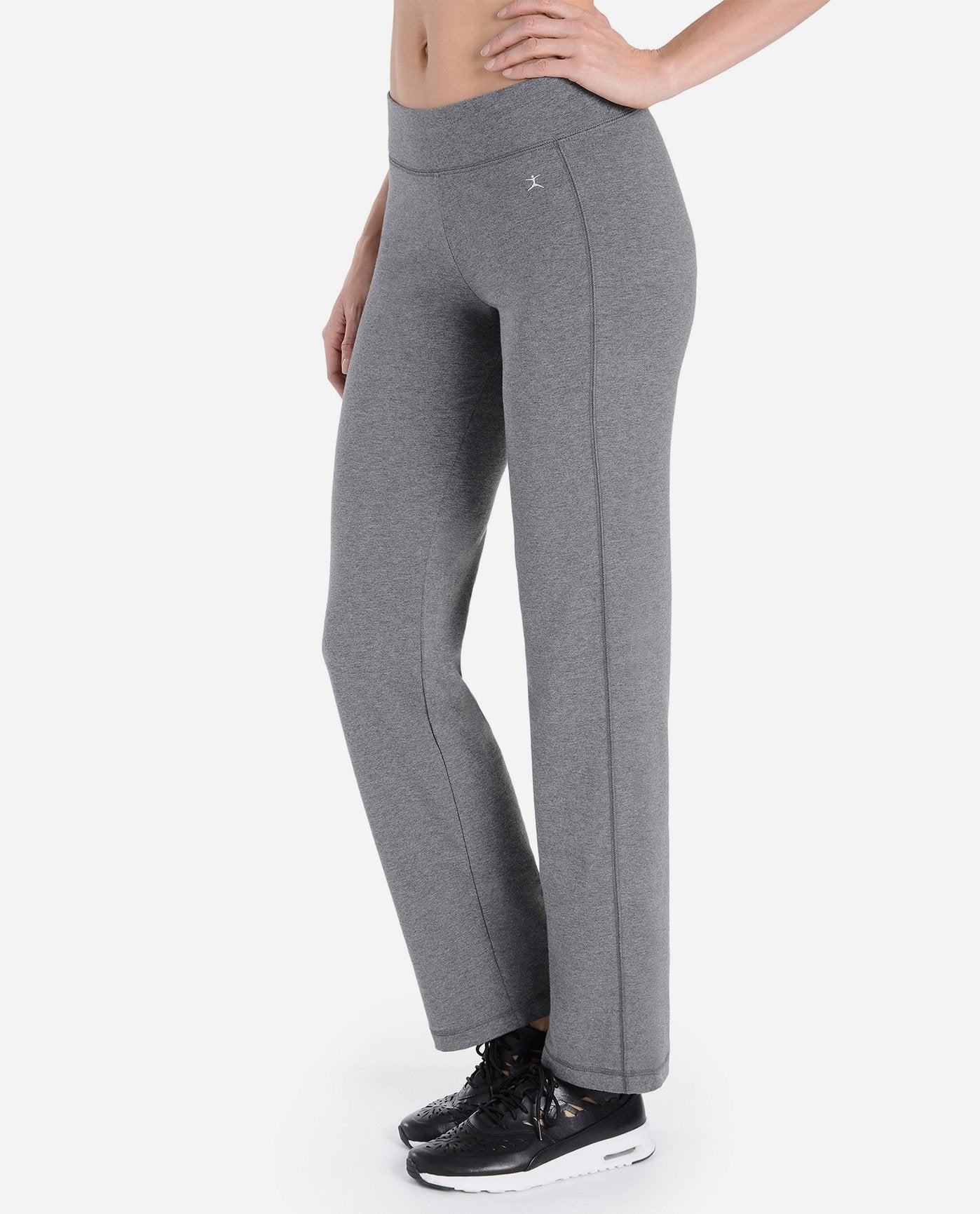 Danskin Women's Athleisure Sleek Fit Crop Yoga Pant
