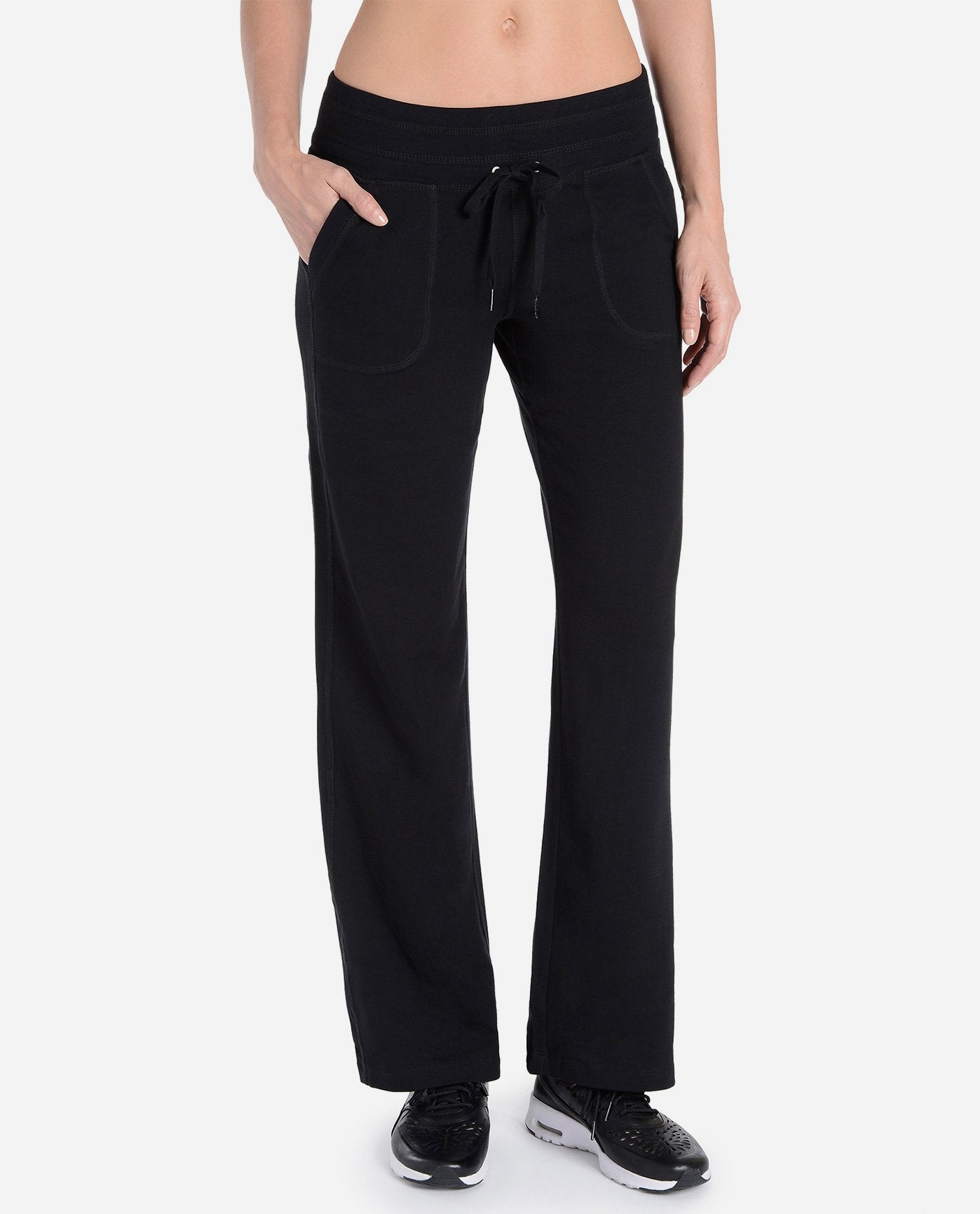 Danskin Women's Plus SizeDanskin Sleek Fit Yoga Pant, Charcoal, 1X