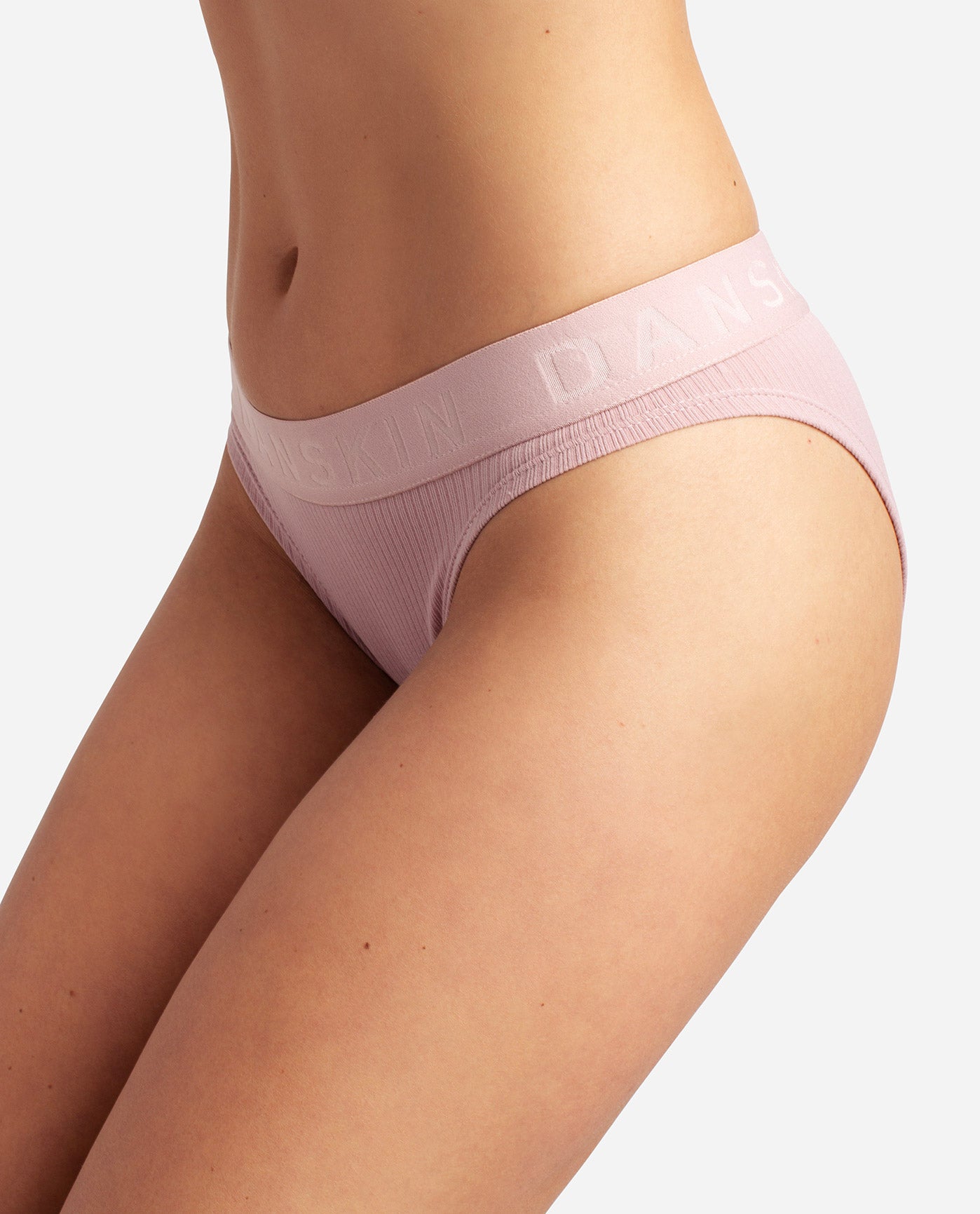 Danskin Rib Textured Seamless Panties - 5-Pack, Boyshorts - Save 71%