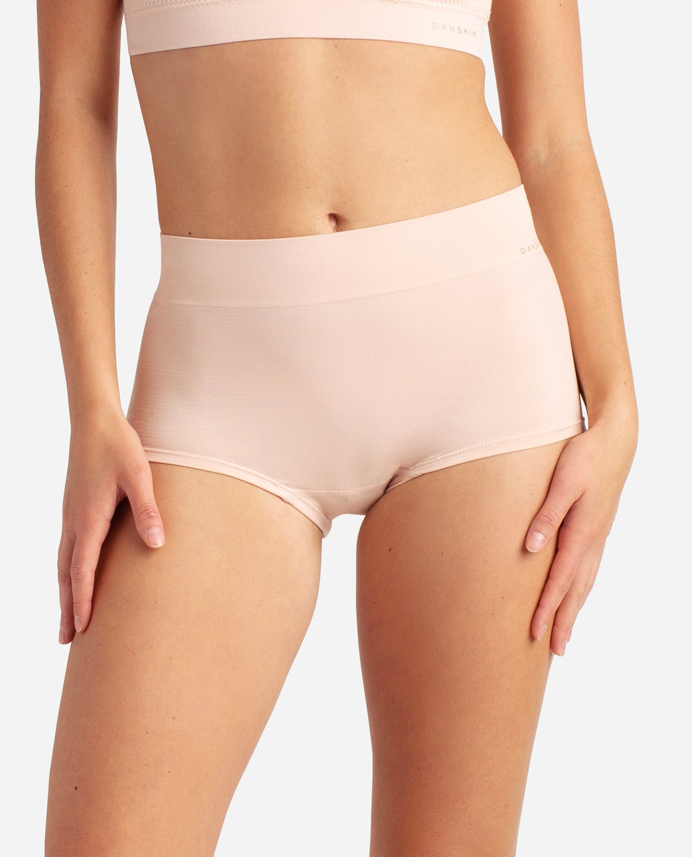 Buy Gococi Mid Waist Full Coverage Solid Hipster Seamless Panty