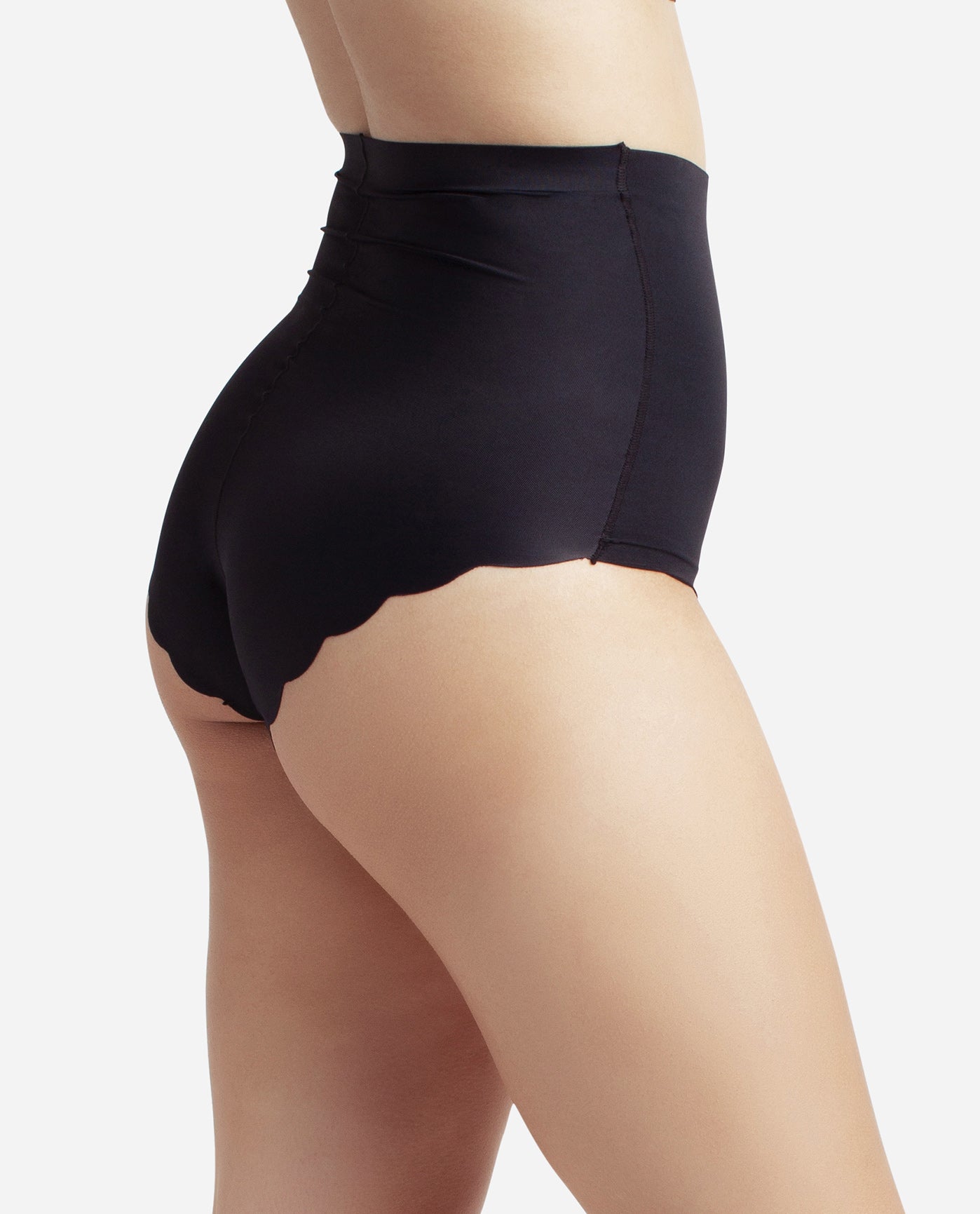 ANZERMIX Womens Seamless Laser Cut Brief Wave Edge Panties Pack Of