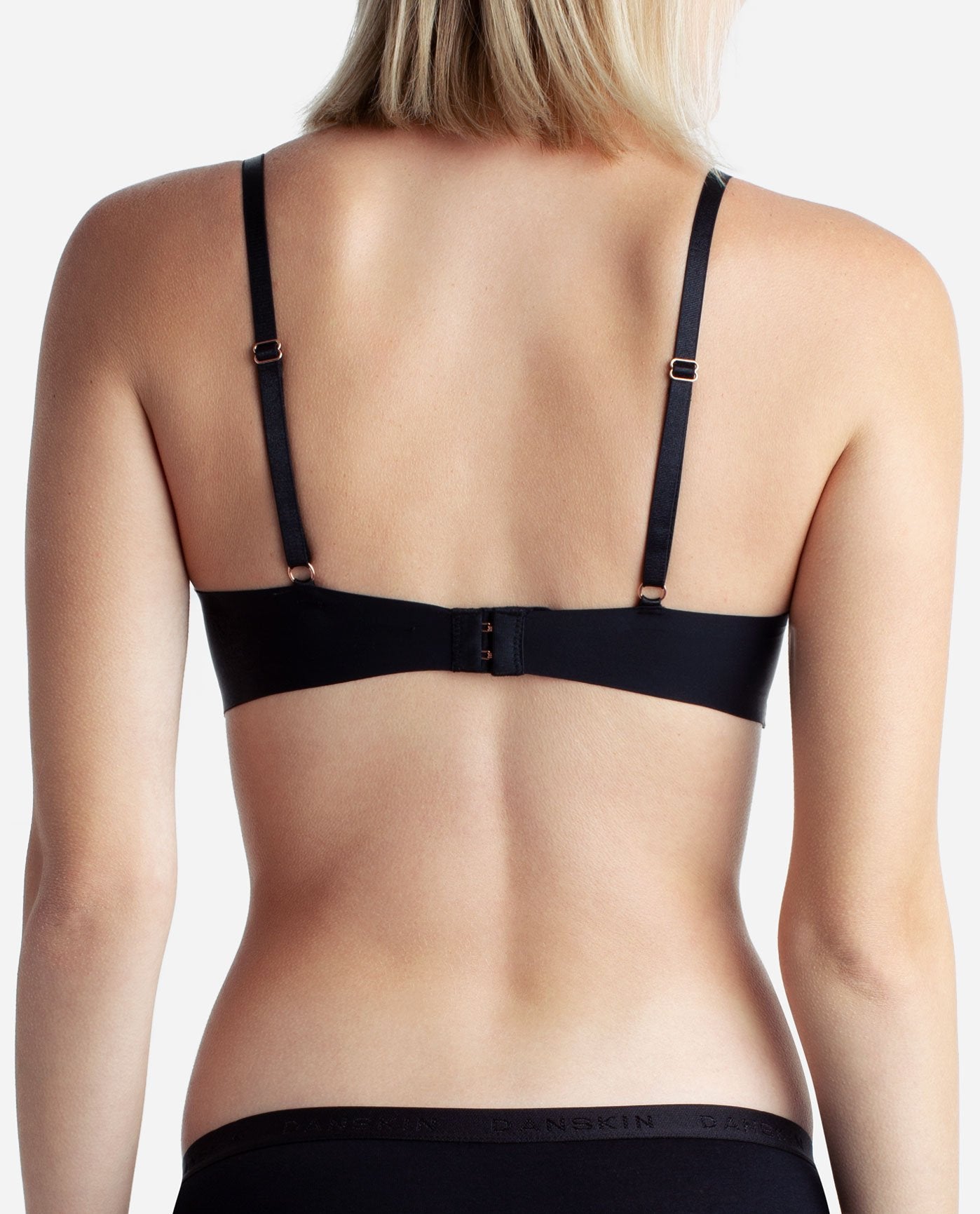Buy Danskin women 2 pack padded non wire lace bra black brown Online