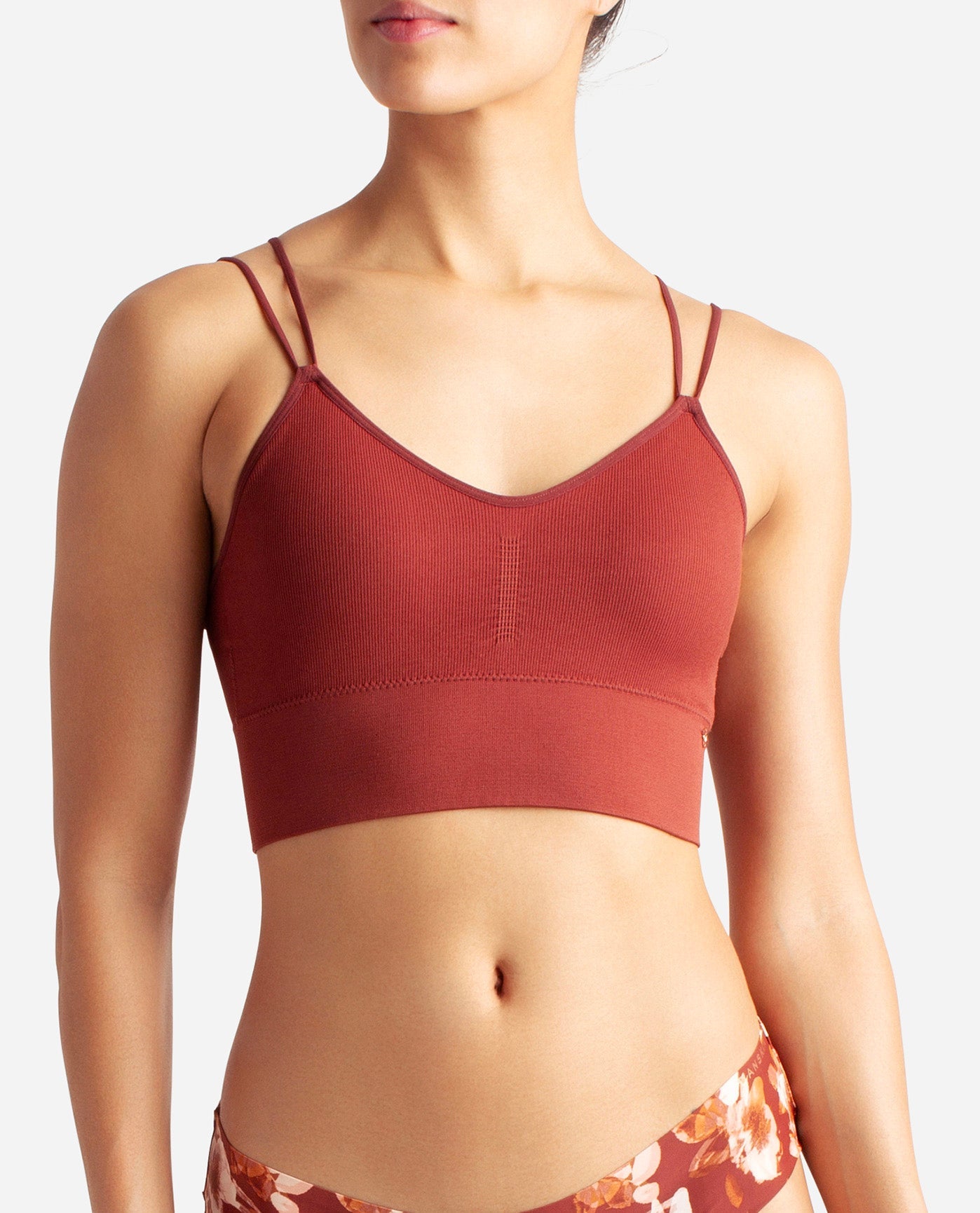 Women's 3-Pack Seamless Braid Texture Bralette With Contrast Line