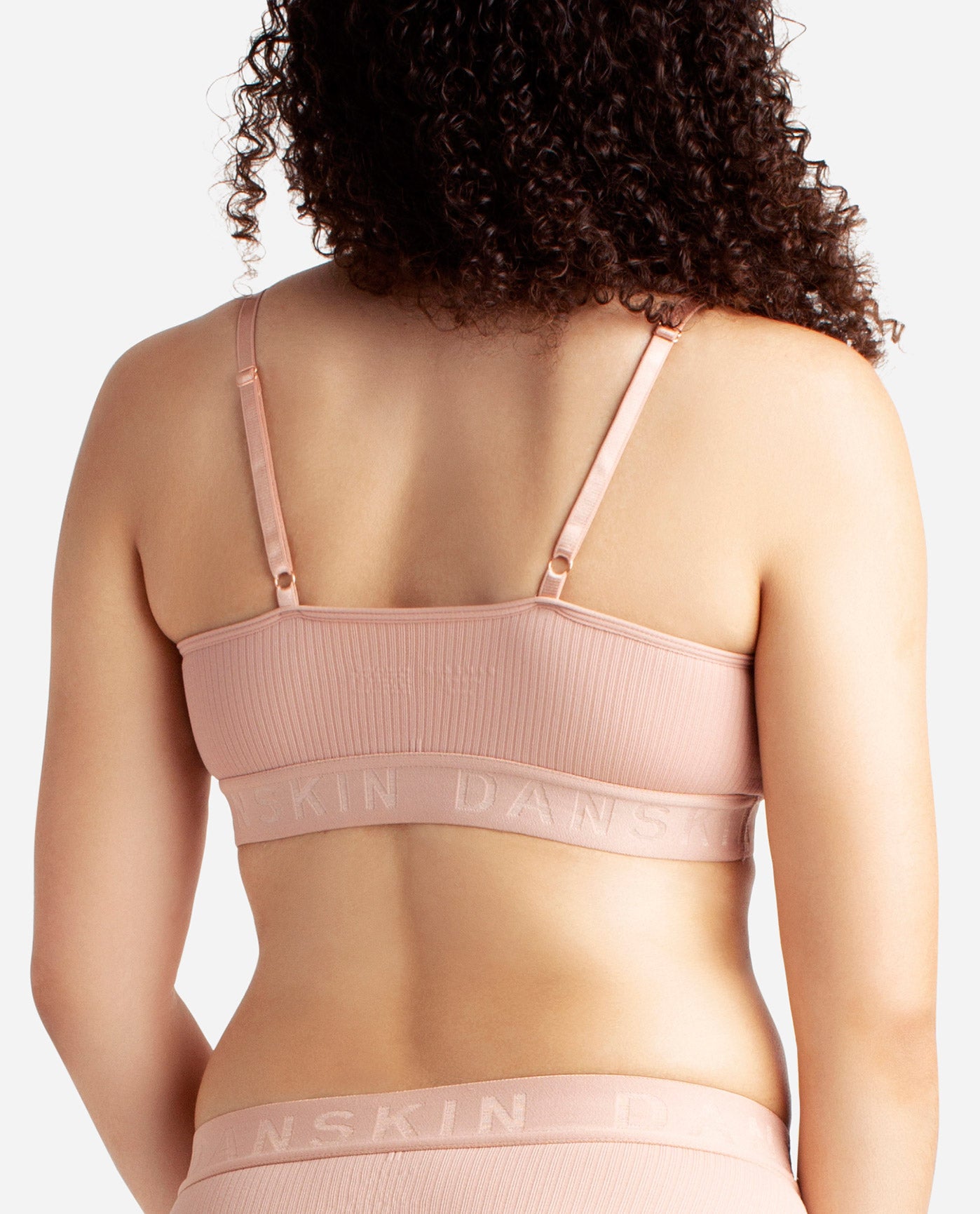 Womens Intimates  Danskin 2-Pack Seamless Ribbed Bralette Lilac