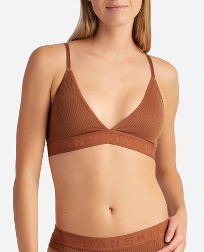 Ribbed Seamless Triangle Bralette