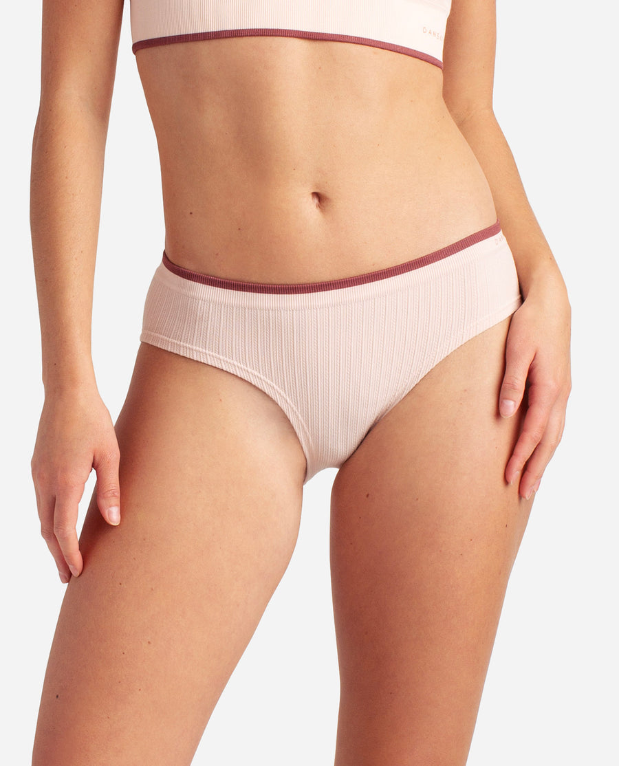 Buy Danskin women plus size 3 pcs cheeky fit lace panties tan pink
