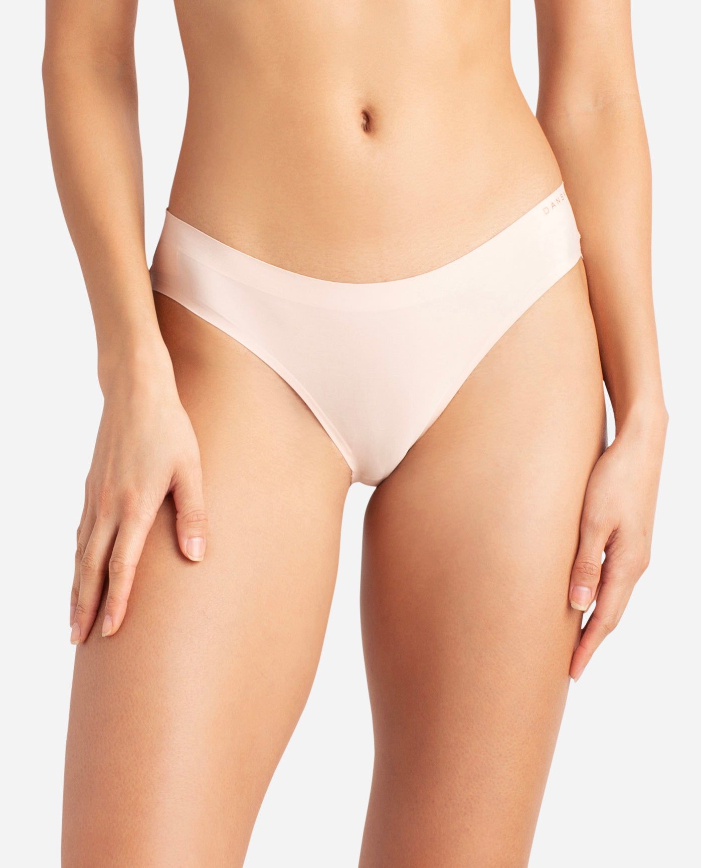 Calvin Klein Women's Micro with Lace Band Hipster Panty, Bare 5